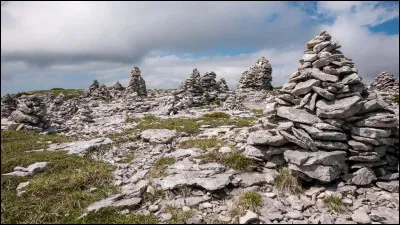 Quel est lautre nom des montjoies, ces pierres quon trouve ainsi assemblées un peu partout en montagne ?