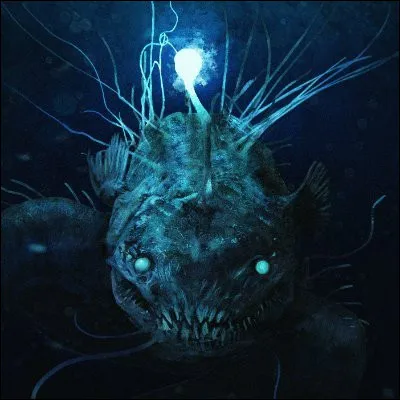 Quel est le nom de ce poisson des profondeurs qui possède une lanterne sur la tête ?
