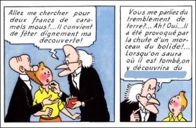 Que pense avoir découvert le professeur ?