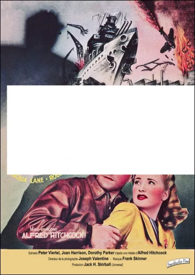 À quel film d'Alfred Hitchcock correspond cette affiche ?