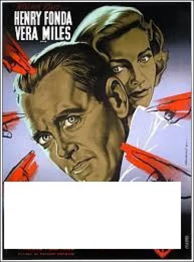 À quel film d'Alfred Hitchcock correspond cette affiche ?