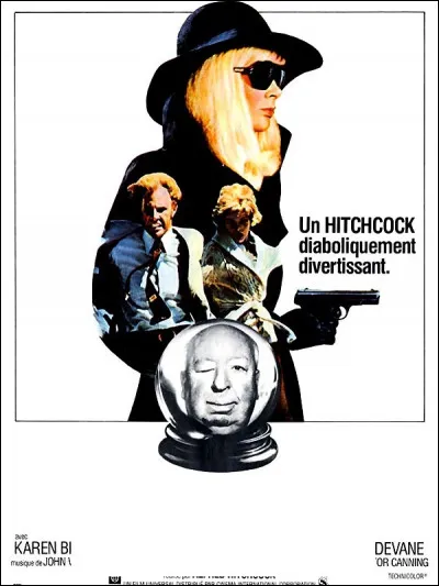 À quel film d'Alfred Hitchcock correspond cette affiche ?