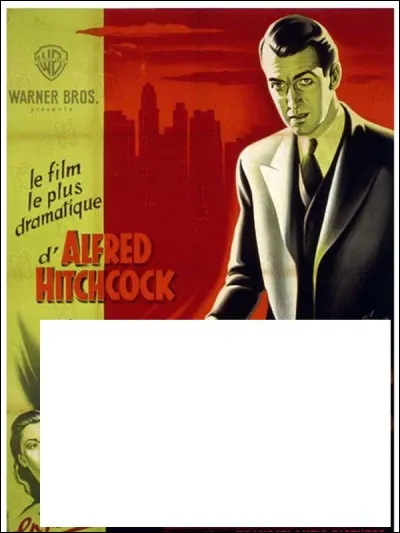 À quel film d'Alfred Hitchcock correspond cette affiche ?