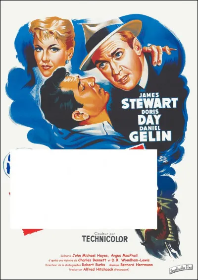 À quel film d'Alfred Hitchcock correspond cette affiche ?