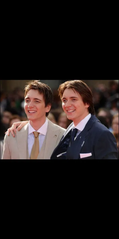 Comment s'appellent les acteurs qui ont interpr&eacute;t&eacute; Fred et George ?