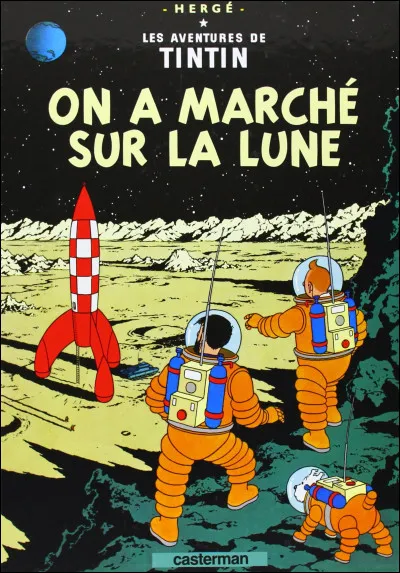 En quelle année la BD de Tintin « On a marché sur la Lune » est-elle parue ?
