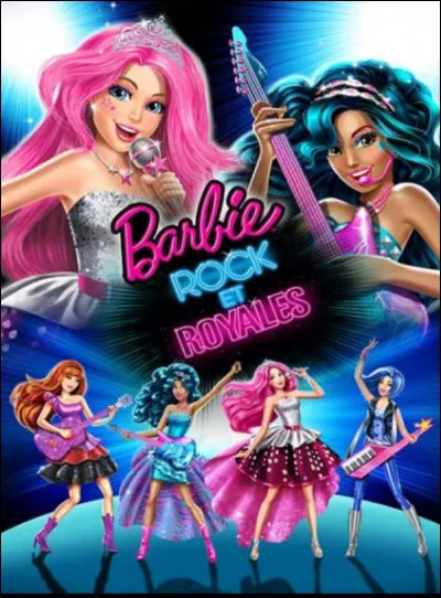 En quelle année est sorti le film "Barbie rock et royale" ?