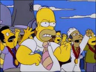 D'où Homer téléphone-t-il à la Nasa ?