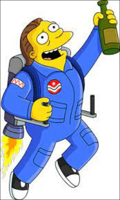 Avec qui Homer doit-il subir des tests pour savoir qui sera astronaute dans le prochain voyage ?