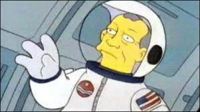 Quel célèbre astronaute voyage avec Homer ?