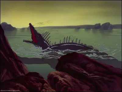 Avant de nous montrer de vrais dinosaures, le film nous montre un paysage côtier du crétacé. Quelle est l'espèce présentée ici ?