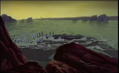 L'animal est ici représenté de manière erronée car on sait aujourd'hui qu'il :