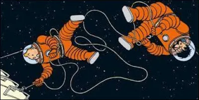 Tintin à la conquête de l'espace, quel est le vrai nom de son auteur ?