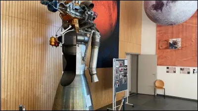 L'école a récupéré un véritable moteur de fusée.