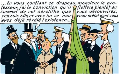 Comment le professeur appelle-t-il le métal présent dans cet objet spatial ?