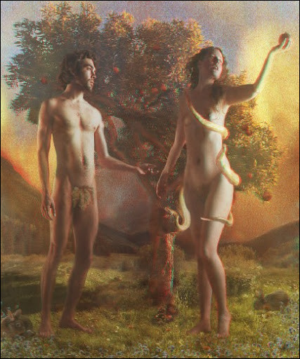 Premier couple d'êtres humains sur la Terre, chassé du jardin d'Éden par Dieu pour avoir mangé le fruit défendu. Qui sont-ils ?