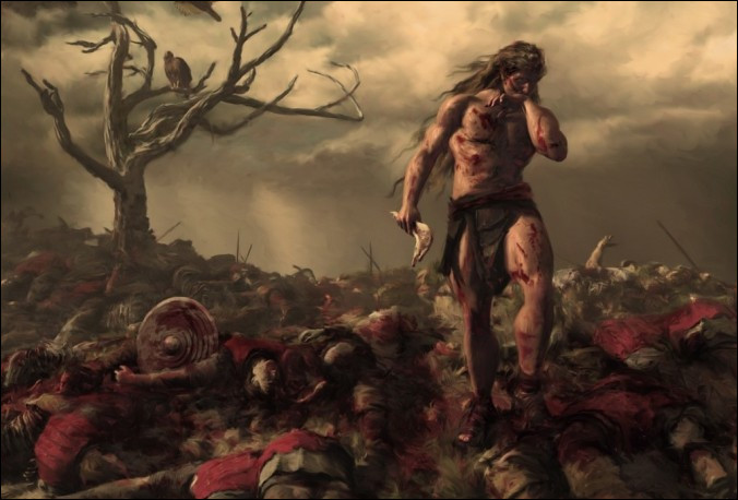 Dieu donna la puissance pour que Samson affronta avec une mâchoire d'âne plusieurs guerriers philistins. Combien va-t-il en fracasser ?
