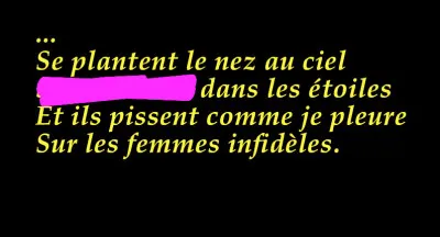 Chez Brel, il y a des marins qui vont jusqu'à se servir des étoiles comme ... ! (Complétez !)