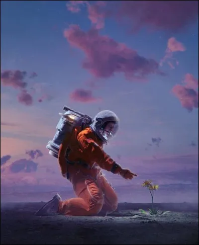 Durant mon expédition, j'ai même appris que la couleur rouge de Mars était due :