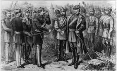 2 septembre 1870 : 
Dans quelle ville du Grand Est, Napoléon III se constitue-t-il prisonnier aux Prussiens, alors qu'il y est enfermé, ce qui provoquera par la suite la chute du Second Empire ?
