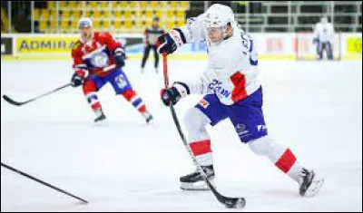 Quel est le sport présenté sur la photo se déroulant sur une piste glacée ?
