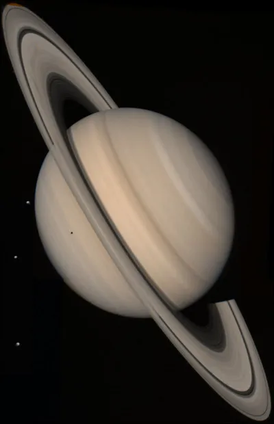 De quoi sont constitués entre 95% à 99% les anneaux de la planète Saturne ?