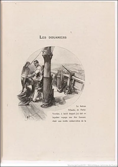 À qui doit-on "Les Douaniers" ?