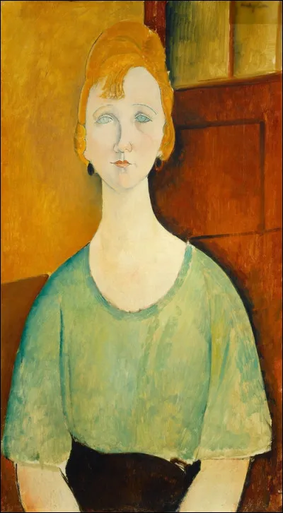 "Femme en blouse verte" est un tableau de quel peintre ?