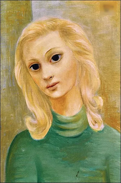 Qui a peint "Portrait de jeune fille blonde" ?