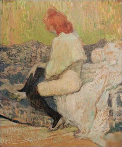 Quel peintre est l'auteur du tableau "Femme rousse" ?