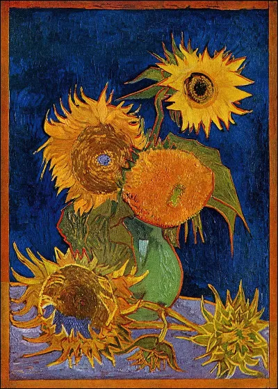 Qui a peint ce tableau représentant des tournesols ?