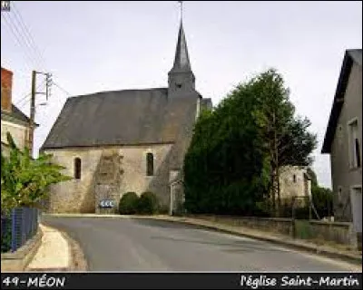 Ancienne commune Angevine, Méon se situe en région ...
