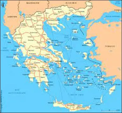 Quelle est la superficie approximative de la Grèce ?