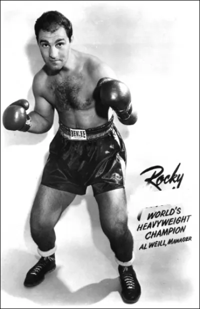 Qui est ce Rocky, boxeur américain, champion du monde poids lourd de 1952 à 1956, il a inspiré le film "Rocky" de 1976 avec Sylvester Stallone, disparu dans le crash d'un avion privé le 31 août 1969 ?