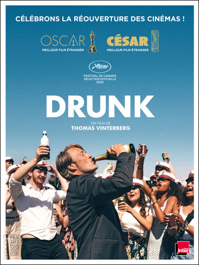 Quel est le nom du personnage qu'il interprète dans "Drunk" (titre original : "Druk") (2020) ?