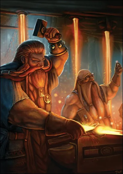 Le nain se lança donc à la poursuite du dieu, mais il était déjà loin. Pourquoi ?