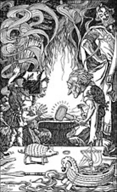 C'est alors que Loki lança un pari à un dvergr (nain), disant qu'il serait incapable de fabriquer des objets aussi précieux que ceux de la question 4. Mais d'ailleurs, quel est le nom de ce dvergr ?