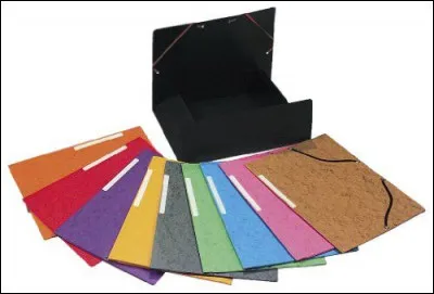 Que peut-on ranger dans une chemise en carton ?