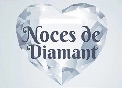 Combien d'années de mariage les noces de diamant symbolisent-elles ?