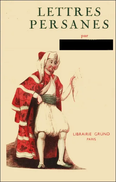 En quelle année fut publié le roman épistolaire "Lettres Persanes" de Montesquieu ?