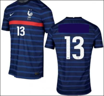 Quel joueur de football de léquipe de France porte le numéro 13 ?