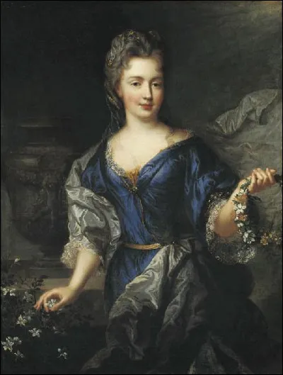Qui a fait le portrait de Marie Anne de Bourbon dans sa robe décolletée ?