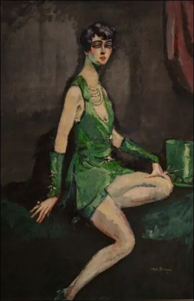 On termine avec un décolleté particulièrement plongeant de l'artiste :