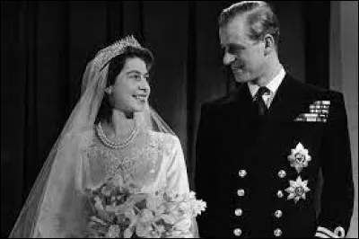 En quelle année la reine Elisabeth II a-t-elle épousé le prince Philip ?