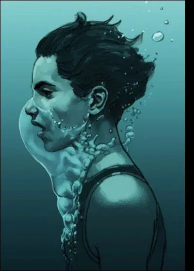 Qu'est-ce que Cedric utilise pour respirer sous l'eau lors de la deuxième tâche ?