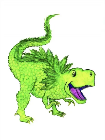 Comment sappelle le T-rex quélèvent Grady et Edaline ?