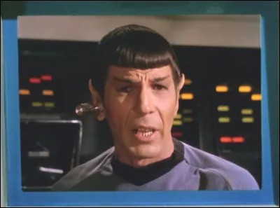 Autre ustensile (qui fait un tout petit peu peur, quand même !) : qu'a donc Spock dans l'oreille droite ?