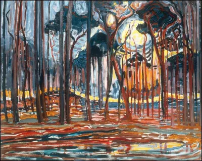 Qui a peint "Forêt à Oele" ?