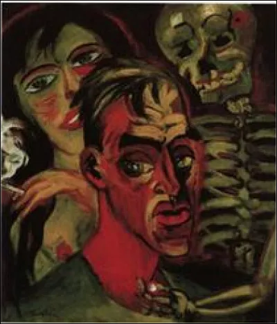 Qui a réalisé cet "Autoportrait avec la mort ?