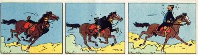 Si Tintin est bon cavalier, il n'en est pas de même pour le capitaine Haddock. De quel album est tiré cet extrait ?